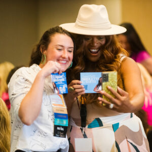 Women's Venture Summit attendees selfie