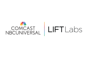 Comcast and Lift Labs logos