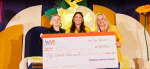 WFP winner Hailey Marie Keith with Silvia Mah and Barbara Clarke