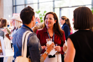 Women's Venture Summit 2024 attendees networking